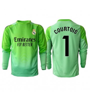 Real Madrid Thibaut Courtois #1 Portero Segunda Equipación 2025-26 Manga Larga